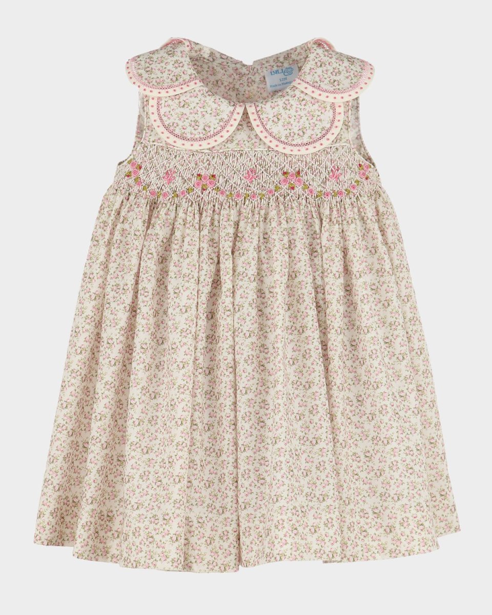 Girl's Tea Roses Floral-Print Dress, Size 4T-3